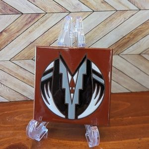 Vintage Southwest style decorative hand painted tile by Cleo Teissedre